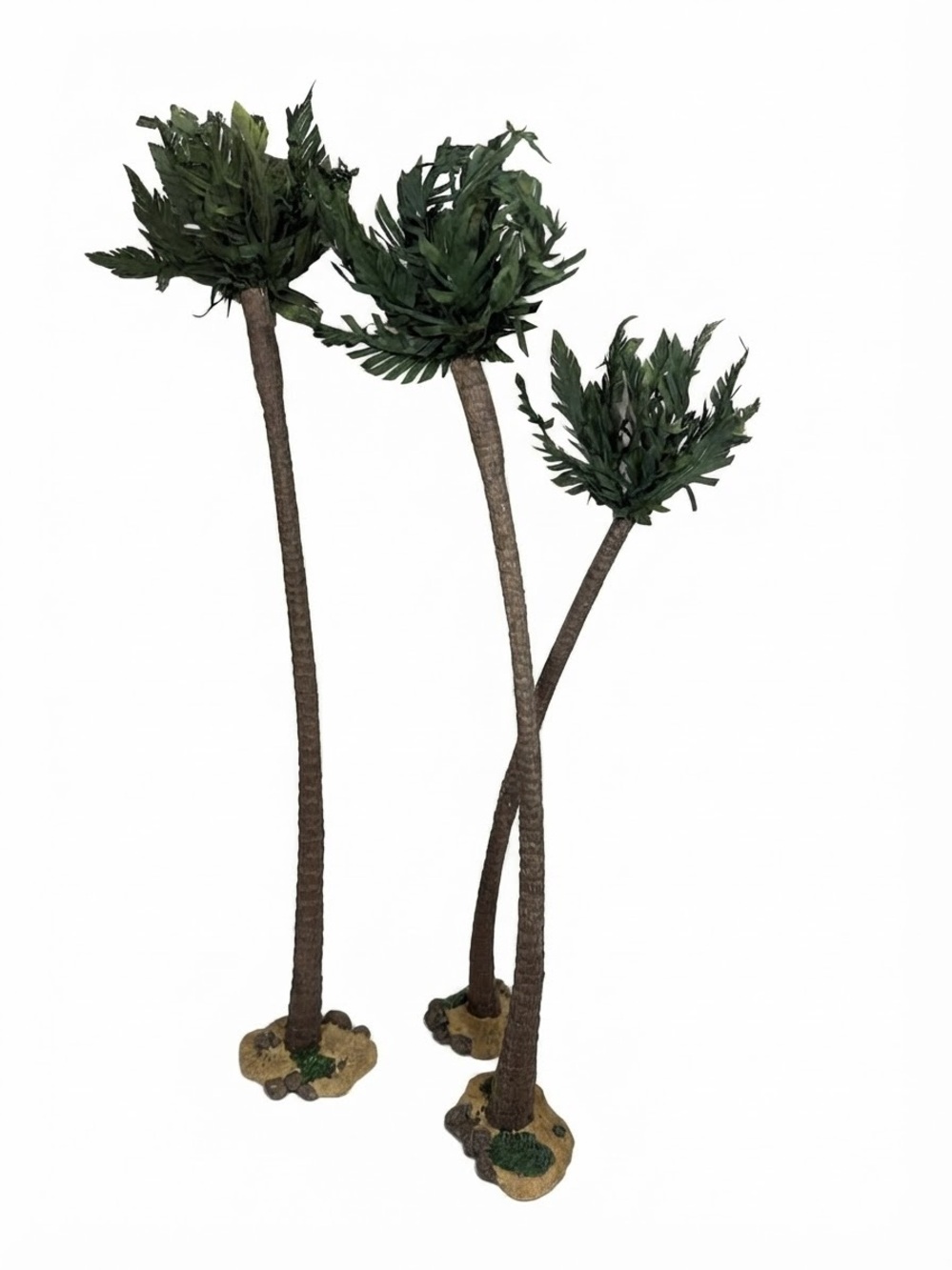 2005 Members Mark Christmas Nativity Set Replacement 3 Large Palm Tree 22-25”